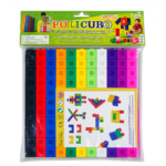 POLICUBOS 100 X 10 COLORES BOLSA