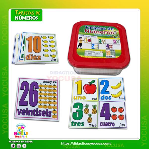 TARJETAS LEXICAS  5 EN 1 TAPER