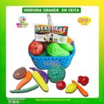 VERDURAS EN CESTA GRANDE COLORES