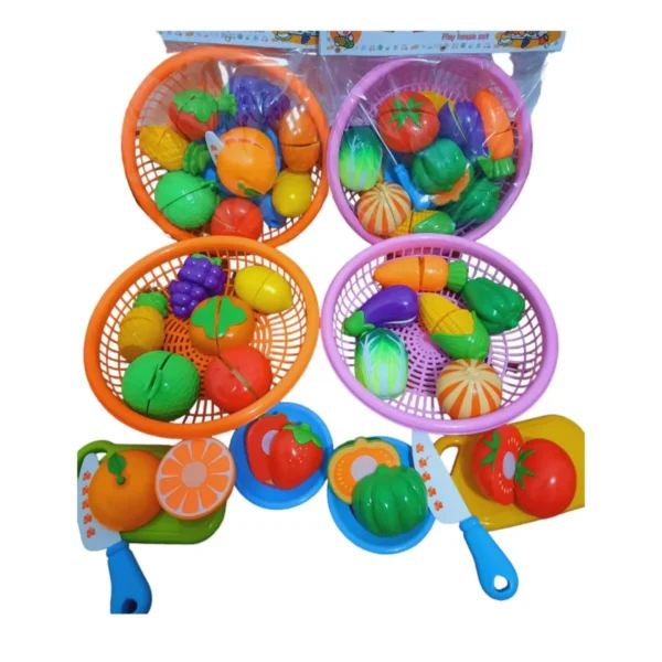 SET DE FRUTAS Y VERDURAS CANASTA