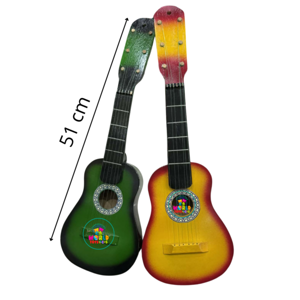 GUITARRA DE MADERA COLOR