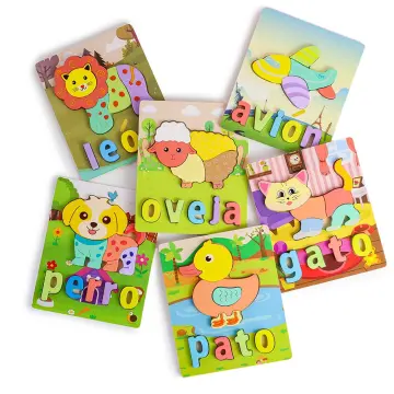ROMPECABEZA ENCAJE RELIEVE C/ NOMBRE ESPAÑOL