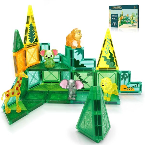 POLIEDRO IMANTADO X 40 PCS COLOR VERDE