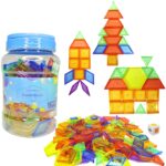 FIGIRAS GEOM TRASLUCI POTE DE 140 PCS