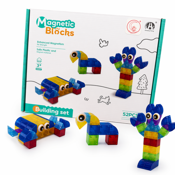DIDACTICO BLOQUE MAGNETICO  X 52 PCS