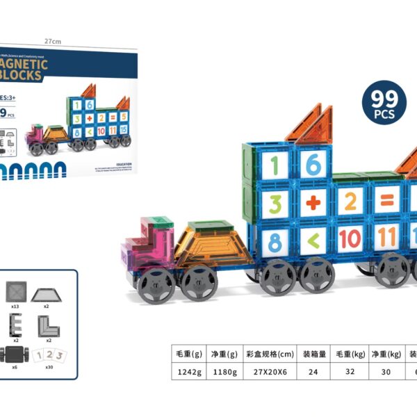 POLIEDRO IMANTADO  X 99 PCS  MODELO CARRO -