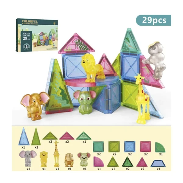 POLIEDRO IMANTADO X 29 PCS CAJA VERDE
