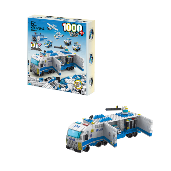LEGO X 1000 PCS POLICIA