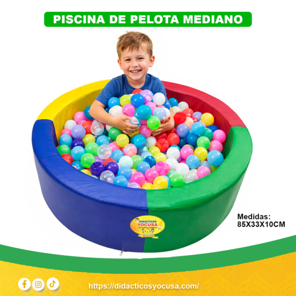 PISCINA MEDIANO+300 PLEOTAS  110X33X10CM