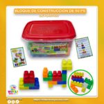 BLOQUE CONSTRUCCION PLASTICO X 50 PCS CUNA MAS