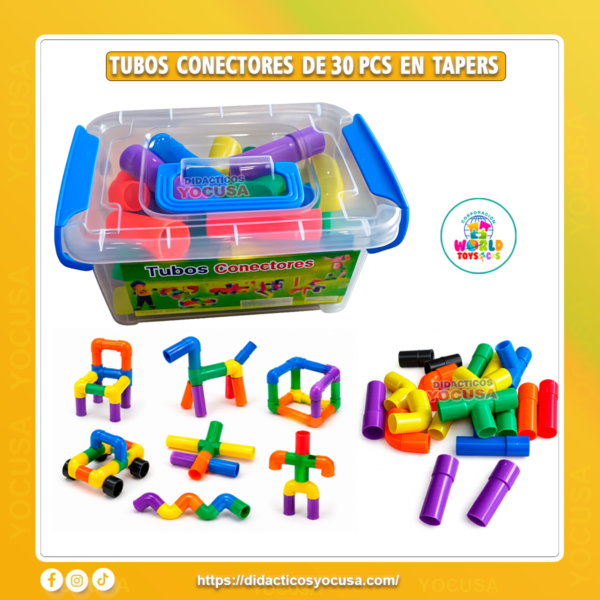TUBOS CONECTORES TAPER X 30 PCS