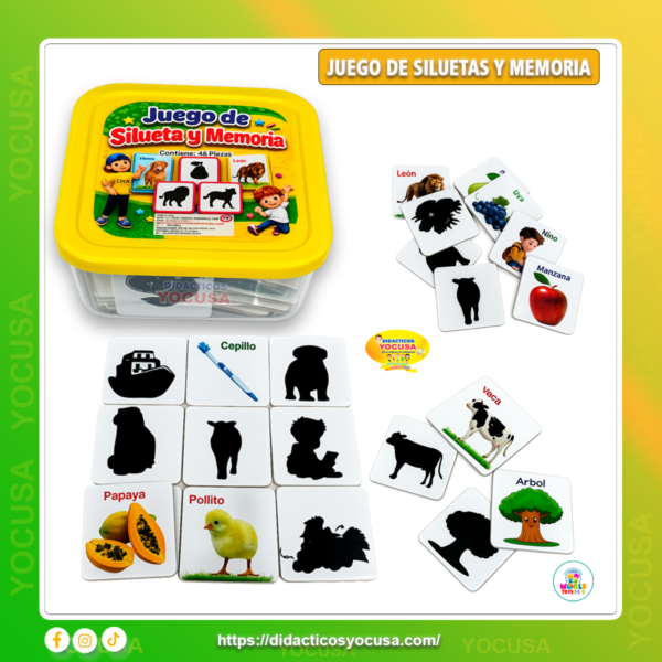 JUEGO DE SILUETAS Y MEMORIA TAPER