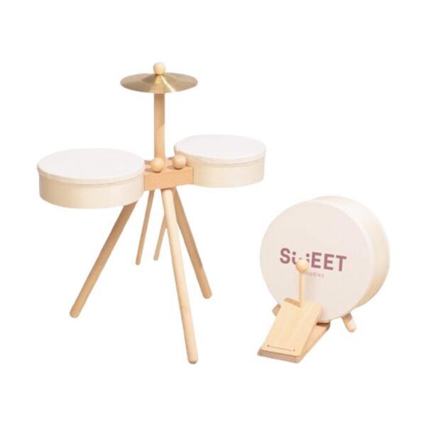 SET DE BATERIA MADERA DIDACTOYS