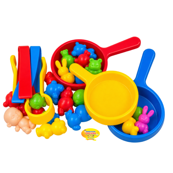 DIDACTICO ANIMALITOS Y PINZA, TAPER X 24 PCS