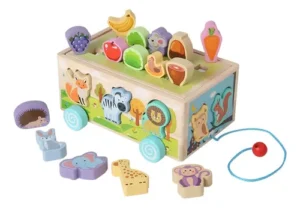 DIDACTICO CARRITO CON FRUTAS ENCAJE - Imagen 2
