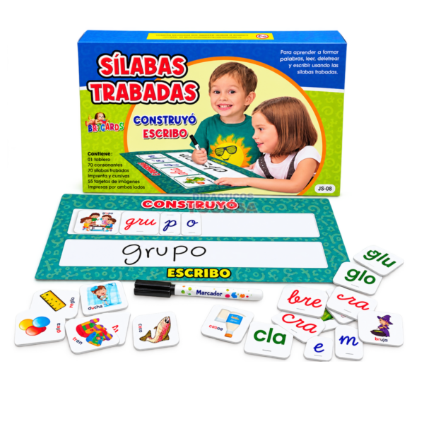 SILABAS TRABADAS BRYCARD CAJA